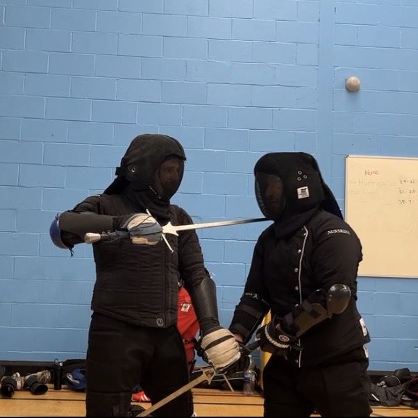 Olgun Tiltay learning Longsword trapping from Cosmas Cieplak-Mayr von Baldegg HEMA instructor in Ausardia Olgun Tiltay learning Longsword trapping from Cosmas Cieplak-Mayr von Baldegg HEMA instructor in Ausardia